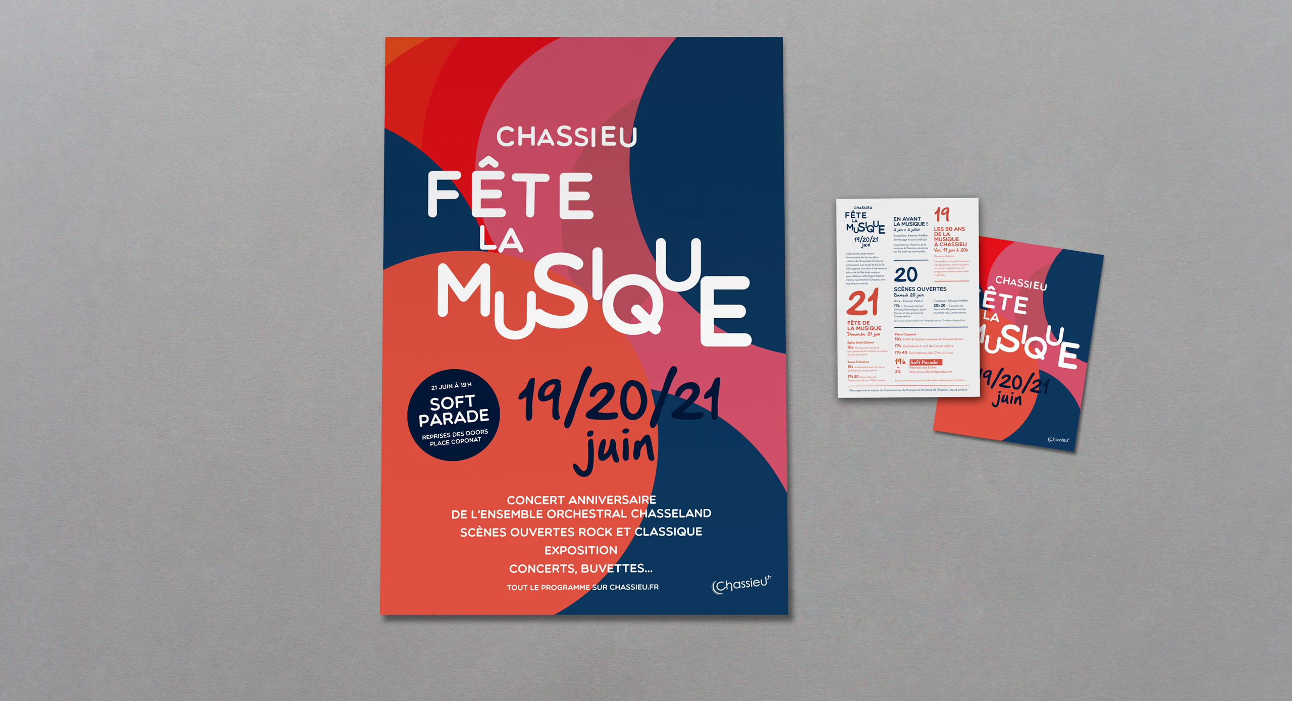 affiche fete musique graphisme